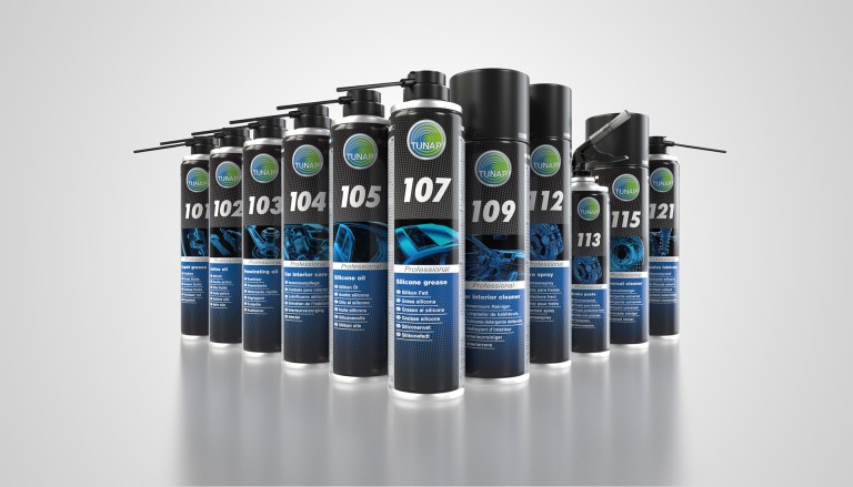 Professional Group Picture Well matched set of black spray cans