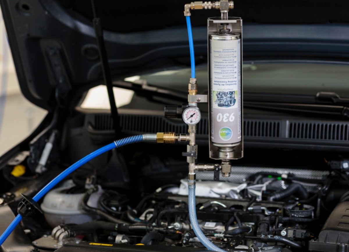 Secondary air system: Cleaning process Secondary air system: Cleaning process